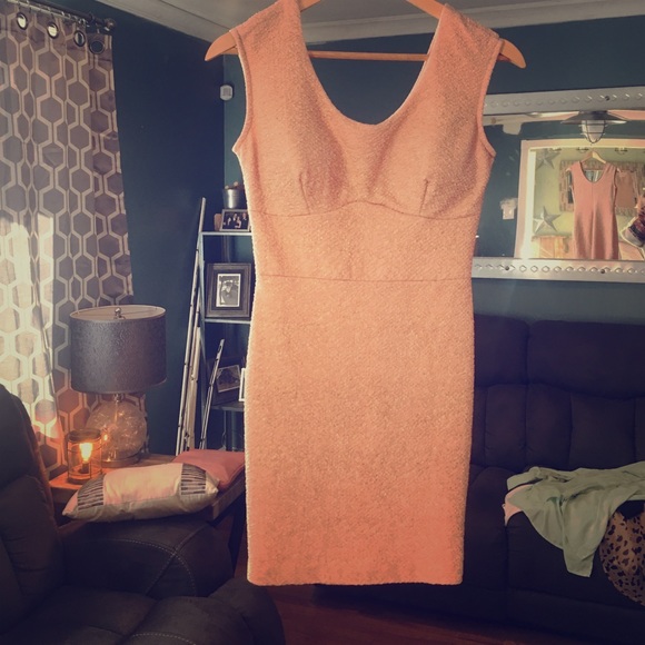 Peach/ coral dress