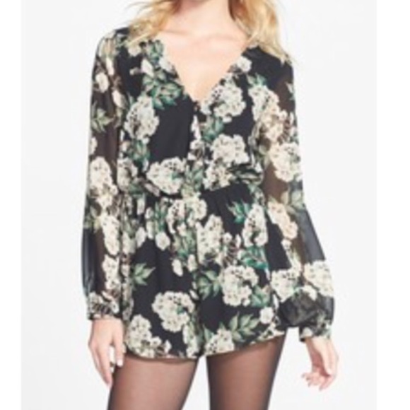 Floral Romper - ASTR from Nordstrom