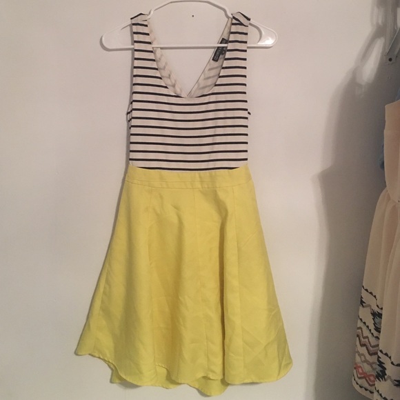 Cross-back fit and flare midi dress