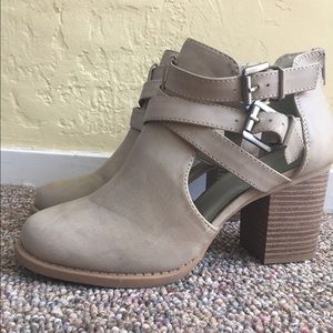 Nude booties