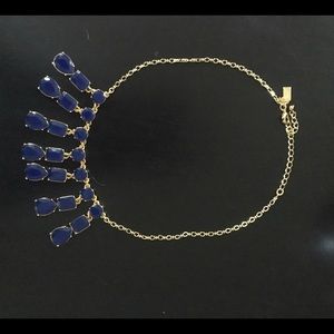 Kate spade blue drop necklace