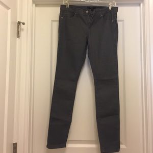 Forever 21 gray washed skinny jeans