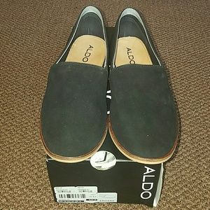 Aldo Black Eroang Genuine Suede/Leather