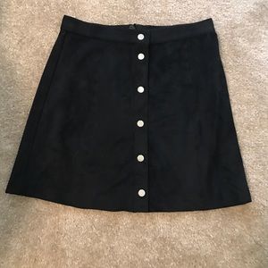 H & M faux suede skirt