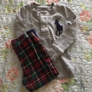 Ralph Lauren Polo pajama set 2/2T