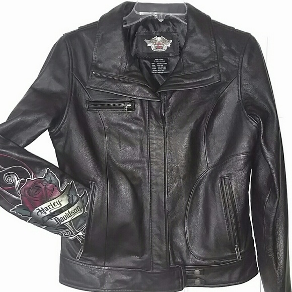 💥 FINAL SALE Genuine Leather Harley Coat