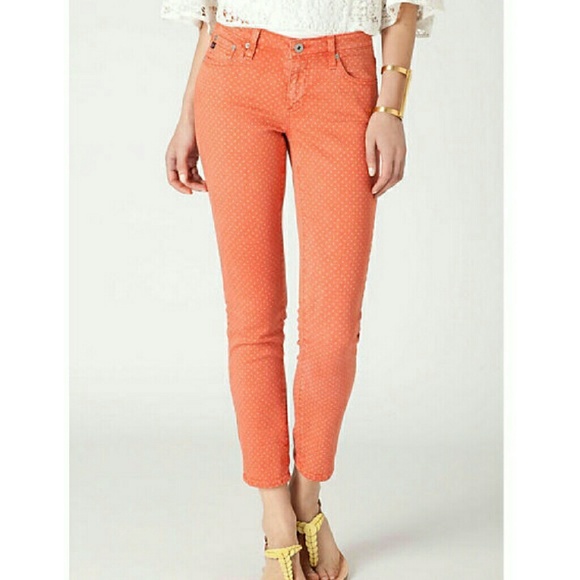 Anthropologie AG Stevie Polka Dot Ankle