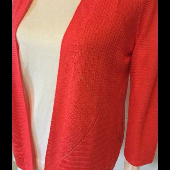 Worthington Sweaters - π"Spicey" Coral Cardi Worthington Sweaters - π"Spicey" Coral Cardi