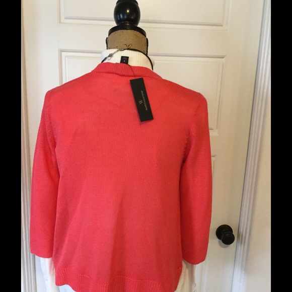 Worthington Sweaters - π"Spicey" Coral Cardi Worthington Sweaters - π"Spicey" Coral Cardi