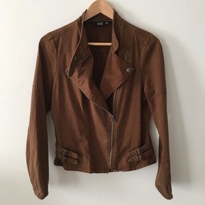 ⚜️SALE⚜️ Brown motorcycle jacket