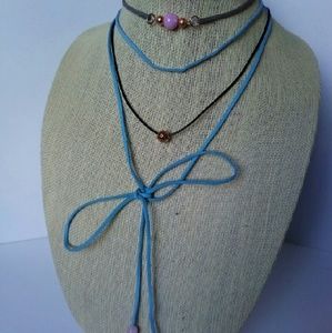 Sky blue necklace