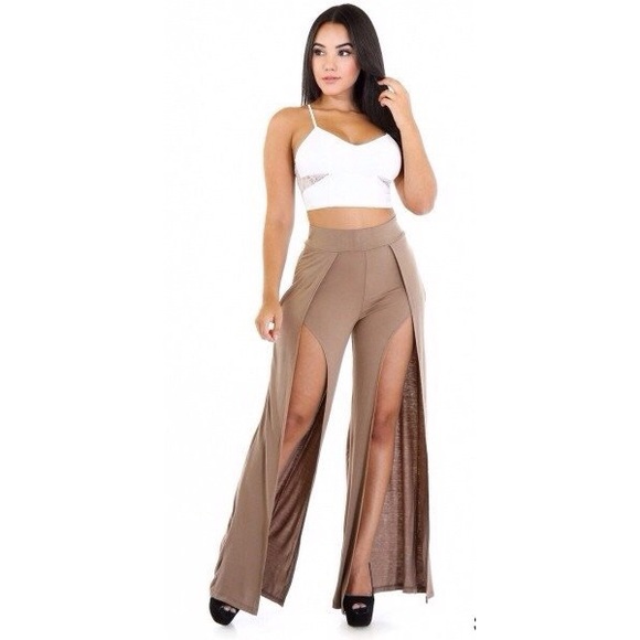 New Split Front Pants