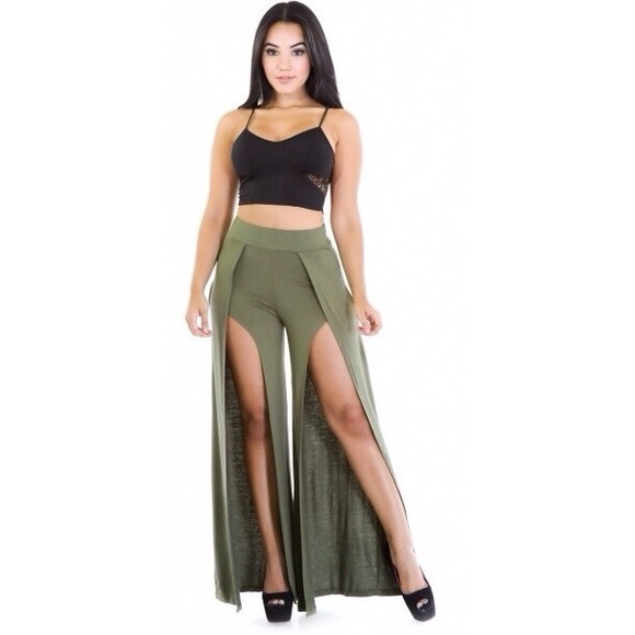 New Split Front Pants