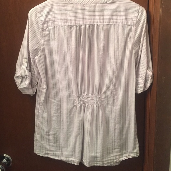 Light striped button down - Picture 3 of 4