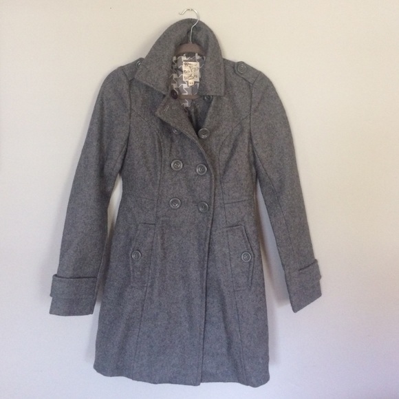 Wool blend trench coat