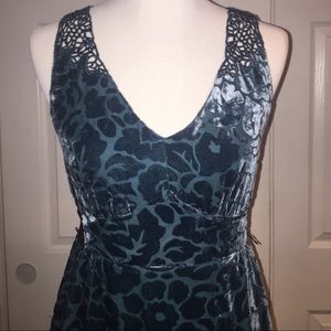 Velvet anthropologie dress