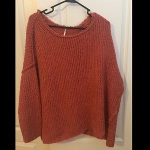 Free people teddy bear sweater