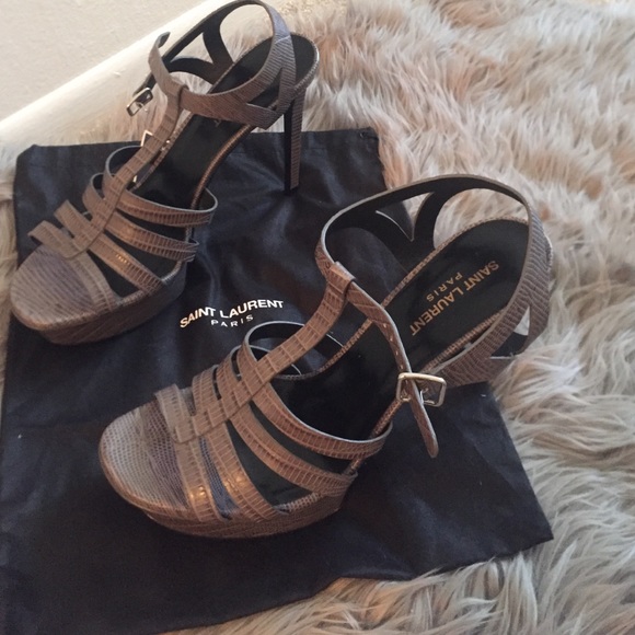 ‼️Sold‼️Authentic Saint Laurent Tribute heels - Picture 2 of 3