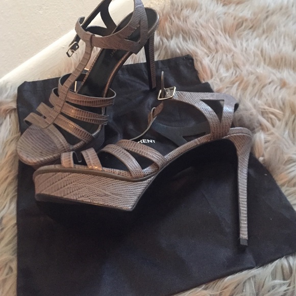 ‼️Sold‼️Authentic Saint Laurent Tribute heels - Picture 3 of 3