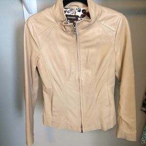 Beige leather Jacket - Danier Leather