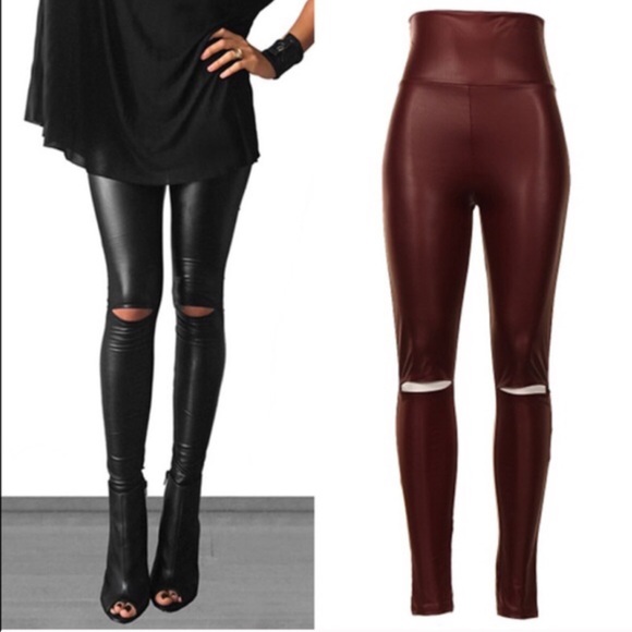 MCKINNLEY chic slick leggings - BURGUNDY - Picture 4 of 4