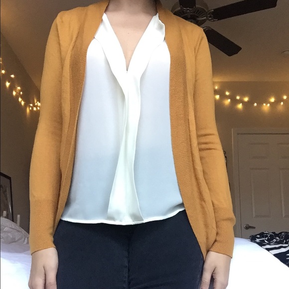 Mustard Mossimo Cardigan