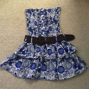 5 for $10 Ruffle floral dress with belt