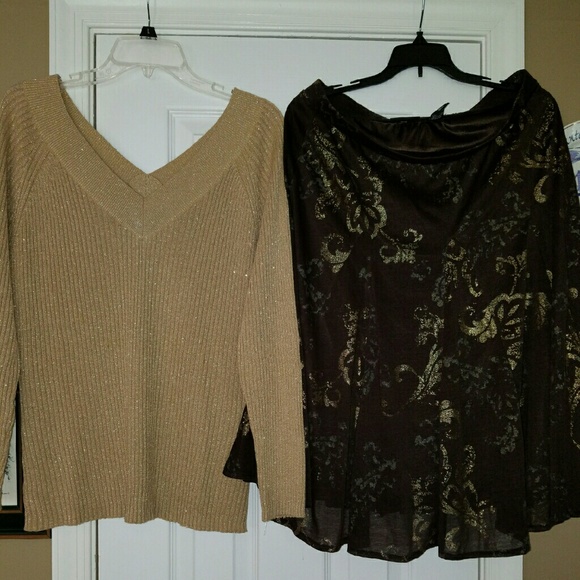 Women's Sweater and Skirt Set