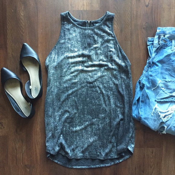 Shimmer tank top