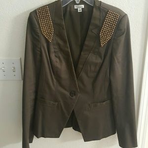 Foley + Corinna studded epaulet jacket
