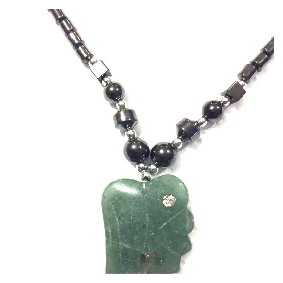Authentic genuine Chinese Jade Elephant necklace - Picture 1 of 2