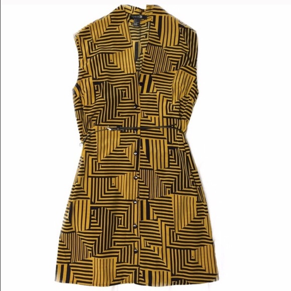 NWOT - Forever 21 Geo Dress - Picture 2 of 3