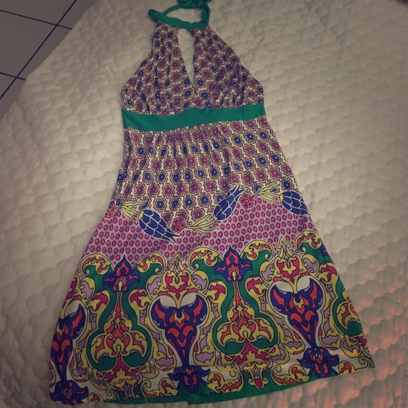 Retro print dress!