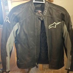 Men's Alpine Star fully padded Leather Jacket
