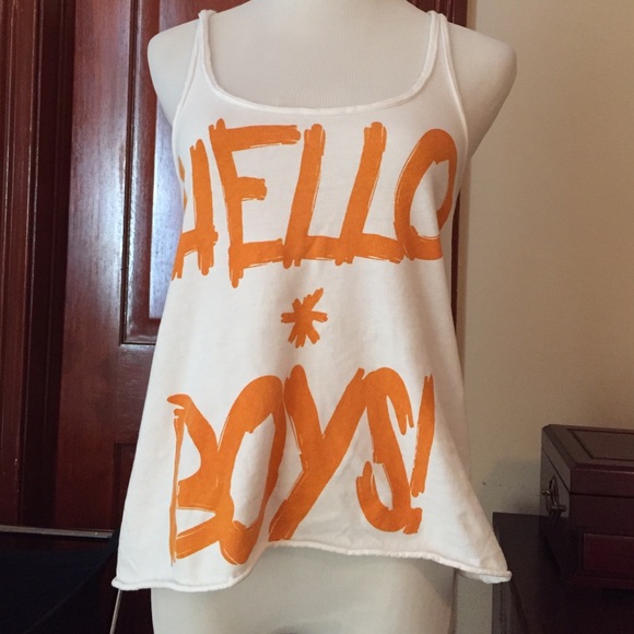 ZARA Hello Boys! Racerback tank