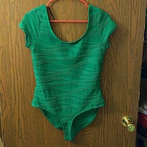 Green bodysuit size L