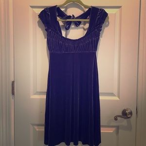 Ruched Velvet Violet Free People Dress