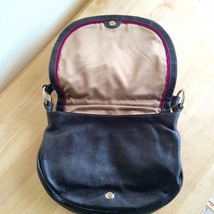 Coach, Black Pebbled Leather Purse