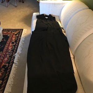 Black Asian style pant suit