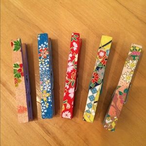 Clothespin Magnetic Note Holders