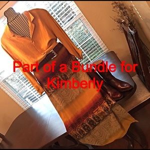 Chico's southwestern skirt with slit up side