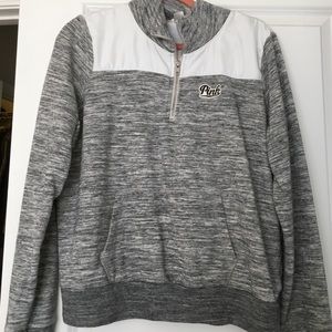 PINK quarter zip sweatshirt