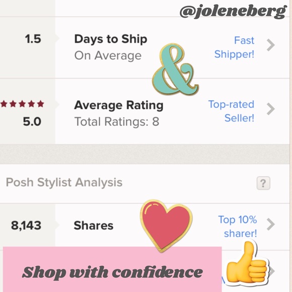 Shop with confidence 👍🏻🎈