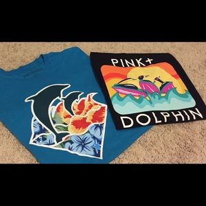 Pink Dolphin T-shit and Tank Top