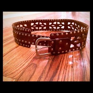 🎉BLACK FRIDAY SALE🎉 Brown Studded Rustic Belt