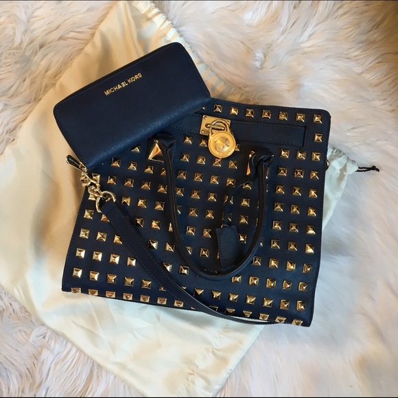 Michael Kors Studded Hamilton tote