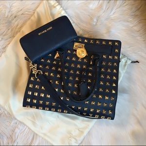 Michael Kors Studded Hamilton tote