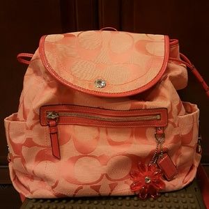 "COACH" AUTHENTIC  BACKPAK HANDBAG