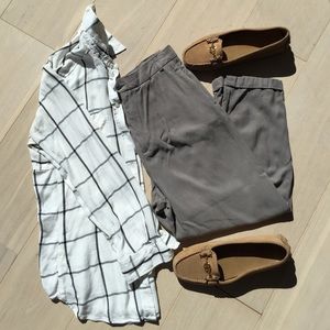 Bundle for @irishlass Plaid Top and Zara Pants