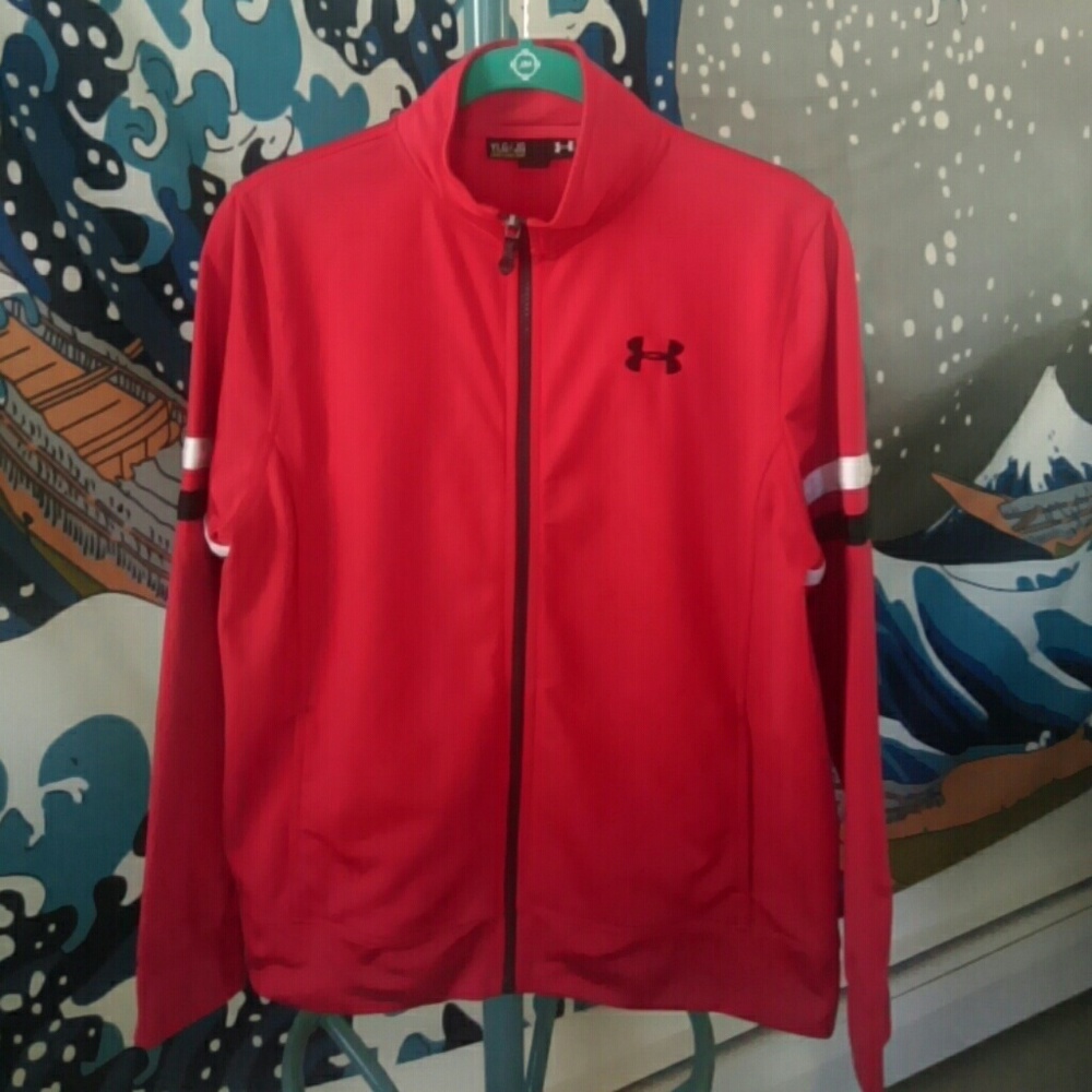 {Under Armour} Red Zip Up